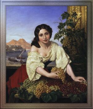 Italian Fruit Seller by Carl Gustav Plagemann